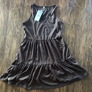 Sleeveless Brown Women’s Dress
